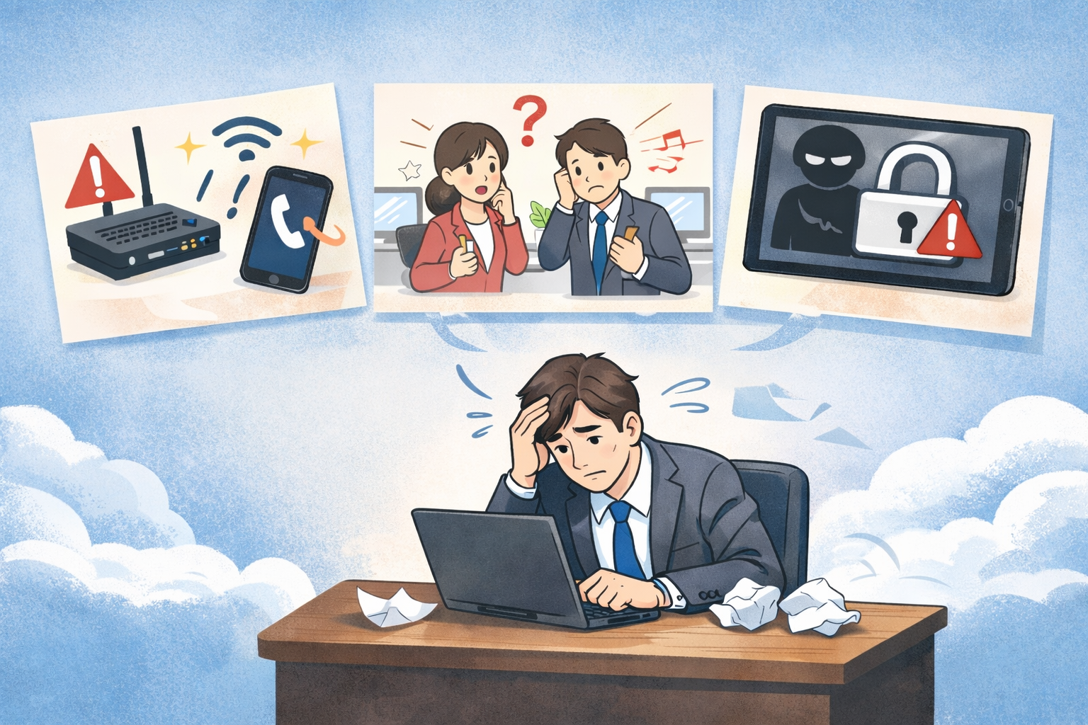 クラウドPBX導入で失敗する企業の共通点とは？失敗事例から学ぶ成功のポイント