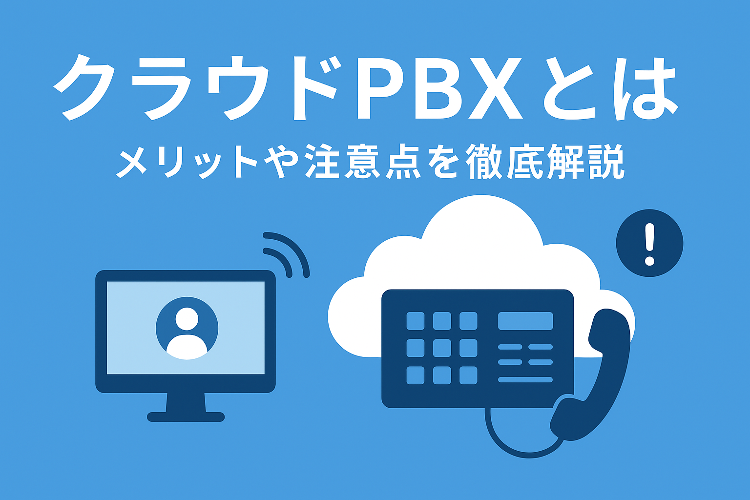 クラウドPBXとは　メリットや注意点を徹底解説