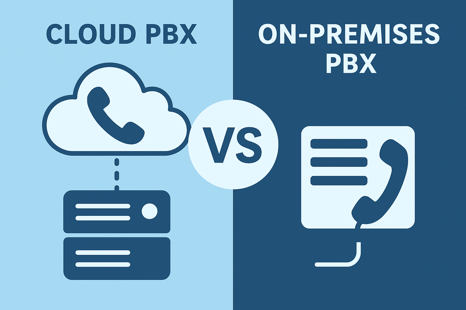 クラウドPBXとオンプレミスPBXの比較——企業が“確実に選べる”電話基盤とは