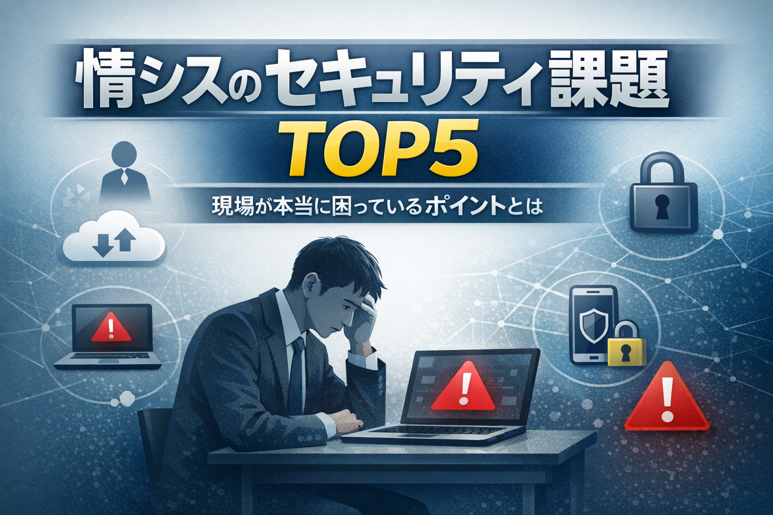 情報システム部が直面するセキュリティ課題TOP5