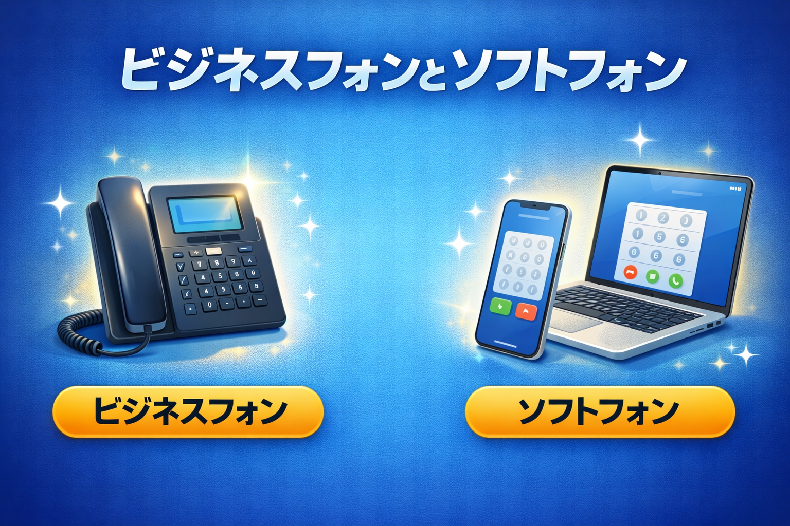 ビジネスフォンとは？ソフトフォンとは？企業の電話環境を理解する基礎知識